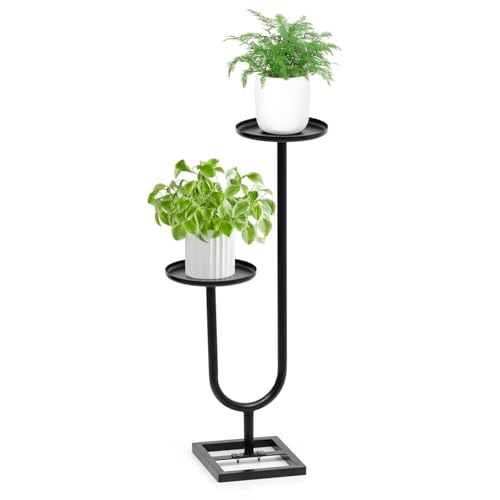 Bee Creative Plant Stand for Balcony Flower Pot Stand (2_POT_B_DESIGN_U) - Image 1