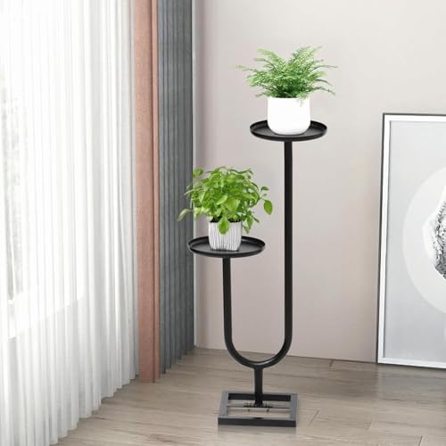 Bee Creative Plant Stand for Balcony Flower Pot Stand (2_POT_B_DESIGN_U) - Image 2