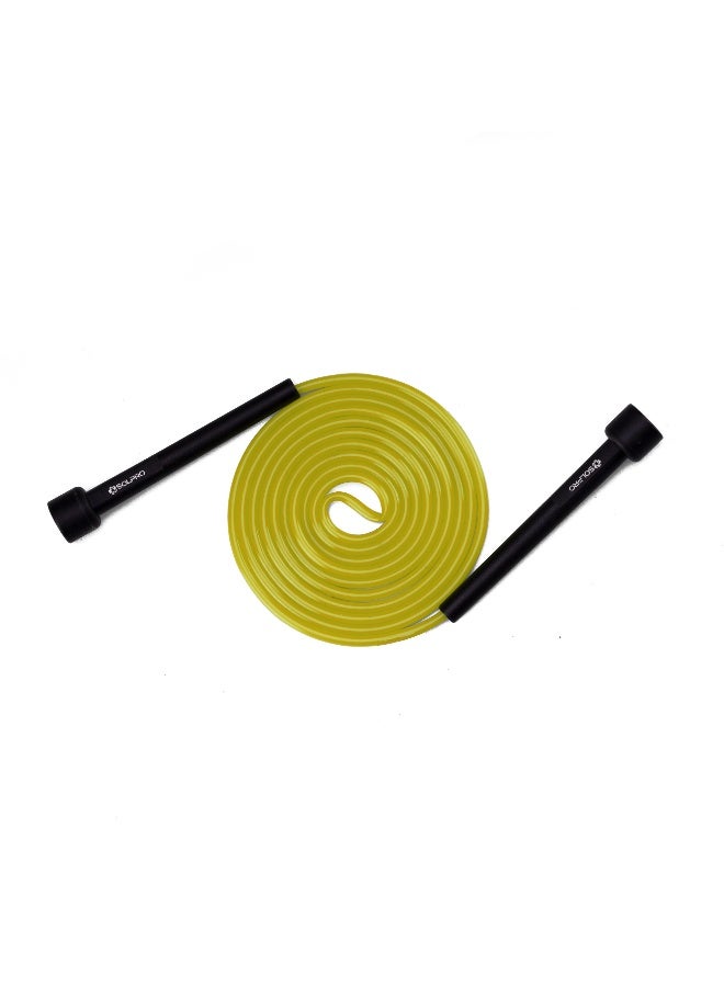 SOLPRO SKP056 Jump Rope for Men, Women & Kids|Lightweight, Adjustable Length, TangleFree|Handles, Durable Design|Ideal for Speed Training, Agility, Cardio, Fitness, Home & Gym Workouts (Black/Orange) - Image 1