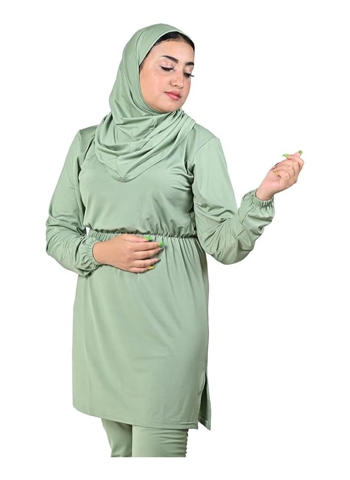 Burkini Swimsuits for Women. Modest Muslim Swimsuit Islamic. Long Sleeve Burkini with Full Cover Hijab and long Pants. Bathing Suit. - pzsku/Z4FC04E6E94527DCAB477Z/45/_/1709432777/0cf6226a-d9f2-4f2f-8bb7-acf15fc6a12c