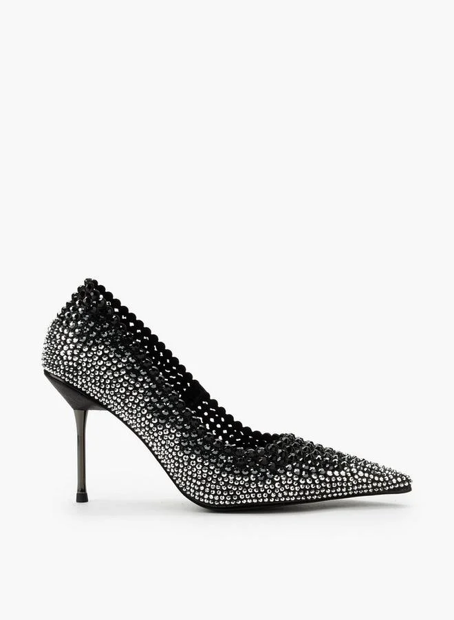 Celeste BLACK Women Stiletto Heel Pumps for Women | Best Price UAE