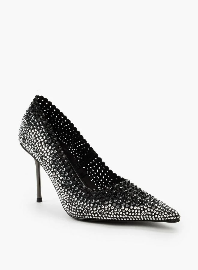 Celeste BLACK Women Stiletto Heel Pumps for Women | Best Price UAE