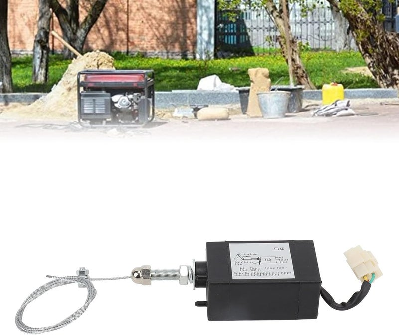 aqxreight Shut Off Solenoid Valve Engine Fuel Stop Flameout Accessory for Generator DC24V the Stop Generator G Shut Off Solenoid ValveFuel ValveStop ValveFuel (DC24V) - Image 5