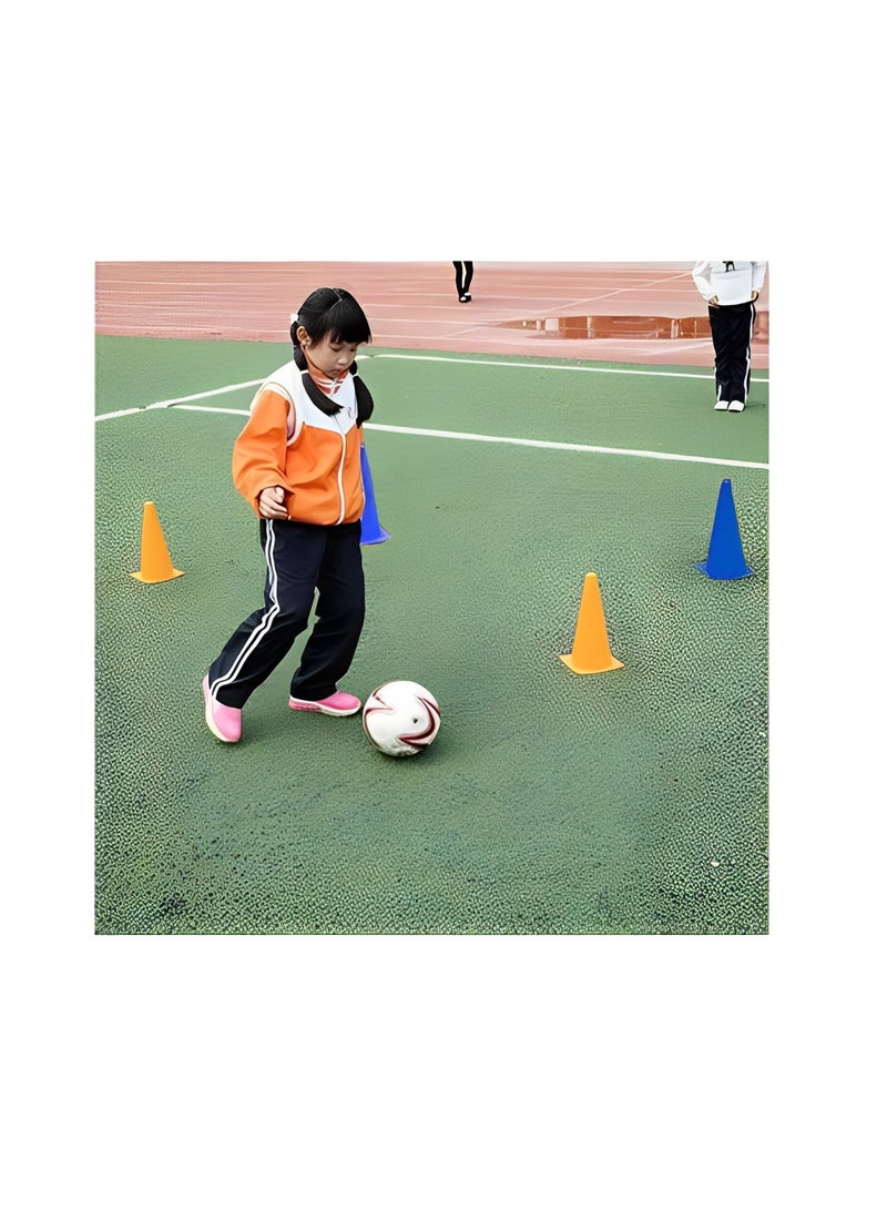 H Pro 9 Inch Training Cones Set of 6 Pcs |Durable Sports Marker Cones for Football, Soccer, Agility, Speed, Fitness and Outdoor Drills - Image 4