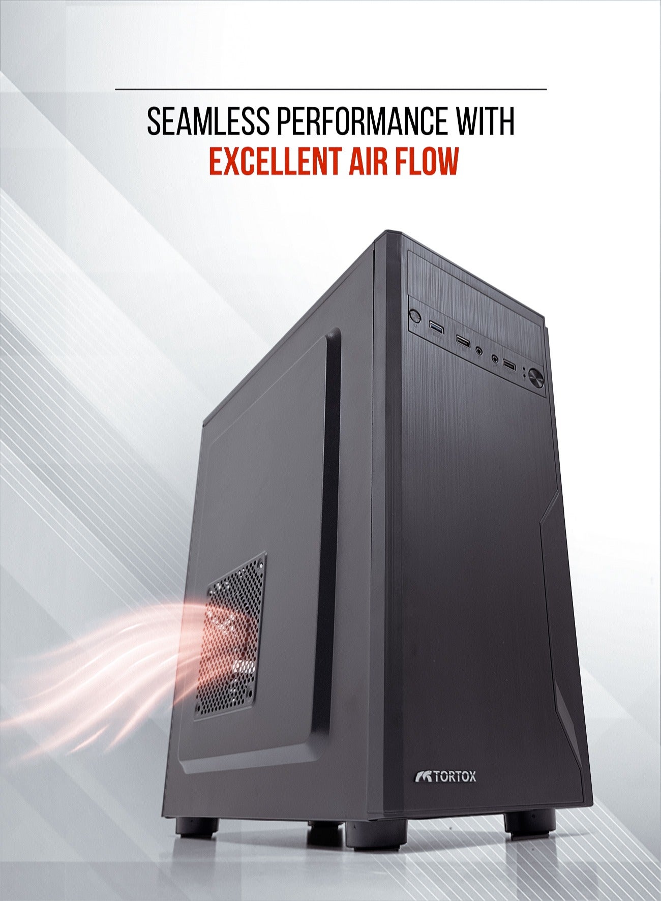 Tortox Tortox Zion ATX, ITX, M-ATX Gaming PC Case or Office