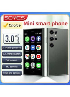 SOYES Soyes S23 Pro Mini Smartphone - Android 8.1, 2GB RAM , 16GB Storage, Dual SIM, 3.0'' HD Display, 1000mAh Battery, WIFI, Bluetooth, 3G Connectivity - Compact Mobile Phone for On-the-Go  - Image 1