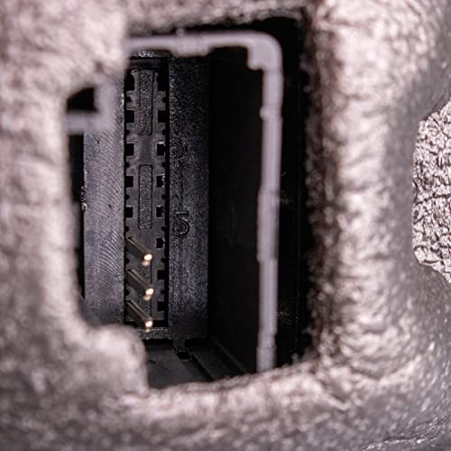 TRQ Driver Side Power Mirror Textured Black Manual Fold Non-Heated Compatible with 2009-2011 Ford Edge FO1320371 - Image 2