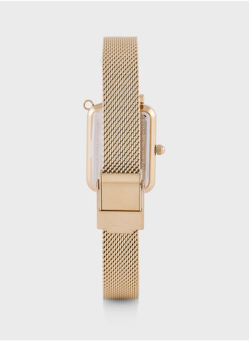 DANIEL WELLINGTON Quadro 26mm Yellow Gold Watch  - Image 4