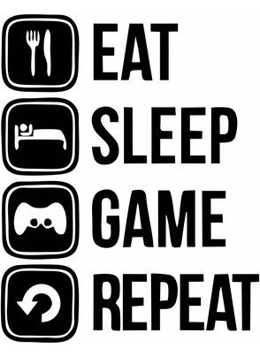 Reysa Tasarım - Reysa Design Gamer Life Wall Sticker Black 16X20 cm - Image 1
