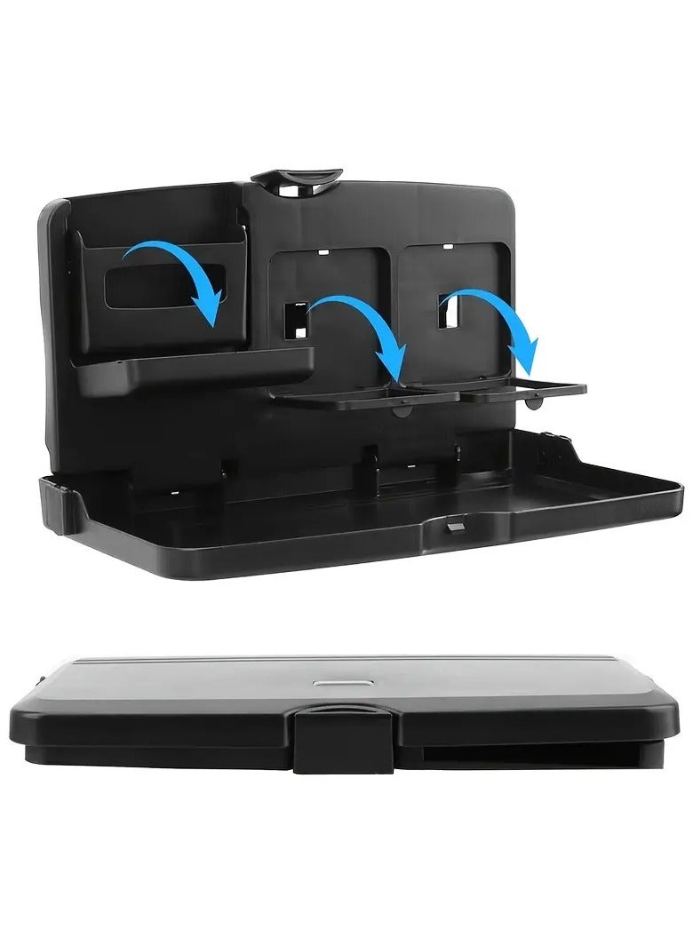 Multi-Functional Portable Foldable Car Seat Tray Desk - Car Vehicle Back Seat Tray Table - Stay Organized When on The Go - Image 1
