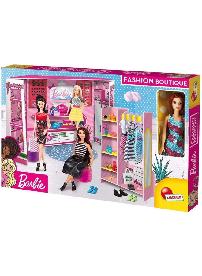 Lisciani Barbie Fashion Boutique Playset with Doll - Image 1