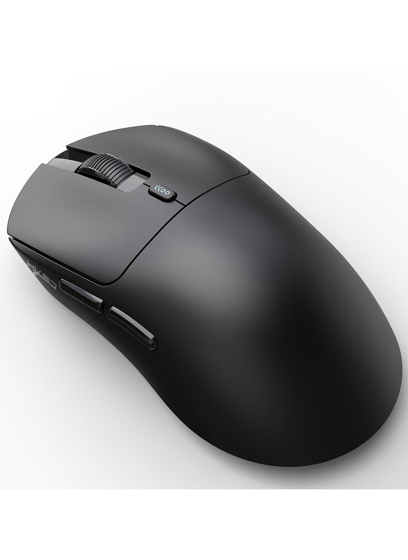 HXSJ - HXSJ T68 Three mode game mouse  Sensor PAW3311  Connection mode Wired+2.4G+BT5.1  Rate of return  125-250-500-1000Hz Default 1000Hz BLACK - Image 1