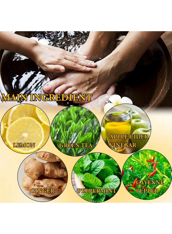 ال زد واي ال ال اس 15 قطعة من حبات نقع القدمين لتنظيف الجسم وإزالة السموم منه، حبات نقع القدمين لإزالة السموم من الجسم للرجال والنساء، حبات تدليك القدمين العشبية للاسترخاء وتسكين آلام الجسم والتعب (3 عبوات) - Image 1