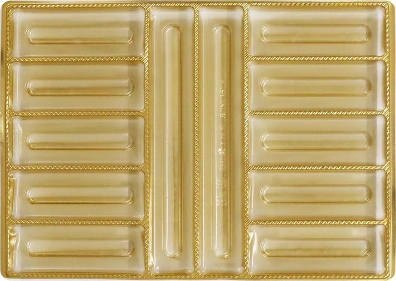 Ambalaj Pazarı Packaging Market 12 Compartment Special Gold Separator 750 gr - 50 pcs