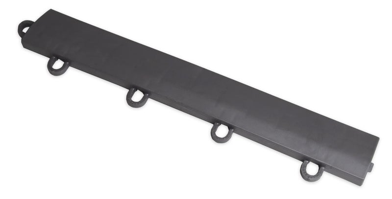 Big Floors Female Transition Edge Kit, Durable Interlocking Modular Garage Floor Edging, Compatible with RaceDeck, GarageTrac and GarageDeck Products, (11 Piece), Graphite - Image 2