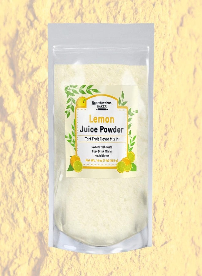 Unpretentious Lemon Juice Powder, Easy Drink Mix In, Fresh Tart Flavor (1 Pound) - Image 3
