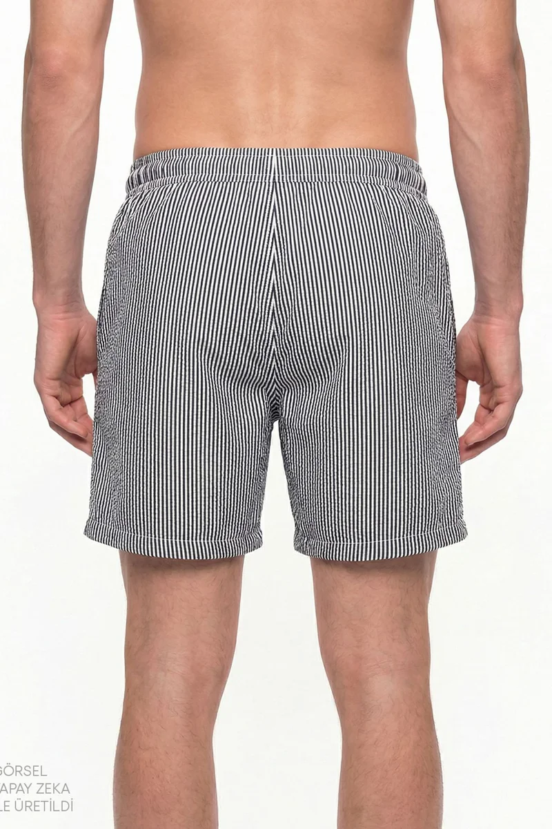 بنتي PENTI Men's Tissue Striped Shorts