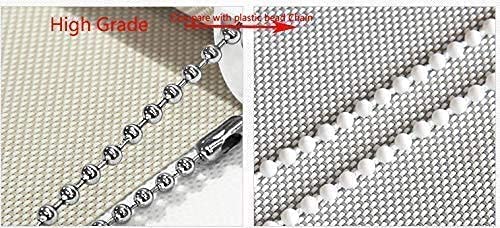 Luanxu 4.5 mm Stainless Steel Bead Chain for Blinds & Shades with 5 Connectors, Fix or Replace for Broken Roller Shade Chain, Great Pulling Force & Rustproof (#10, 3 Meters) - Image 4