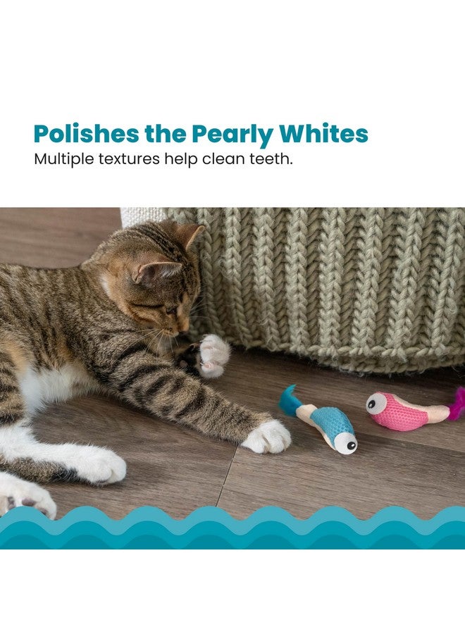 Catstages Dental Shrimpies Catnip Cat Chew Toy - 2 Pack - Image 4