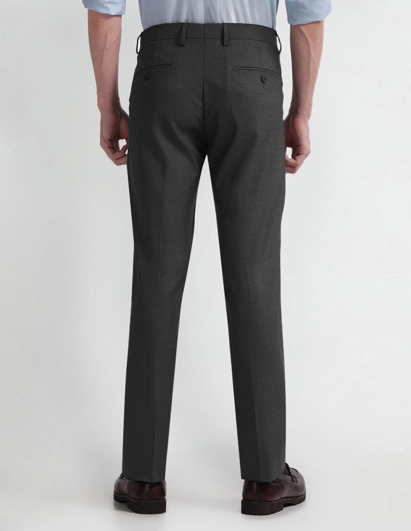 Arrow Men's Structured Tailored Fit Polyester Formal Trouser - Image 5