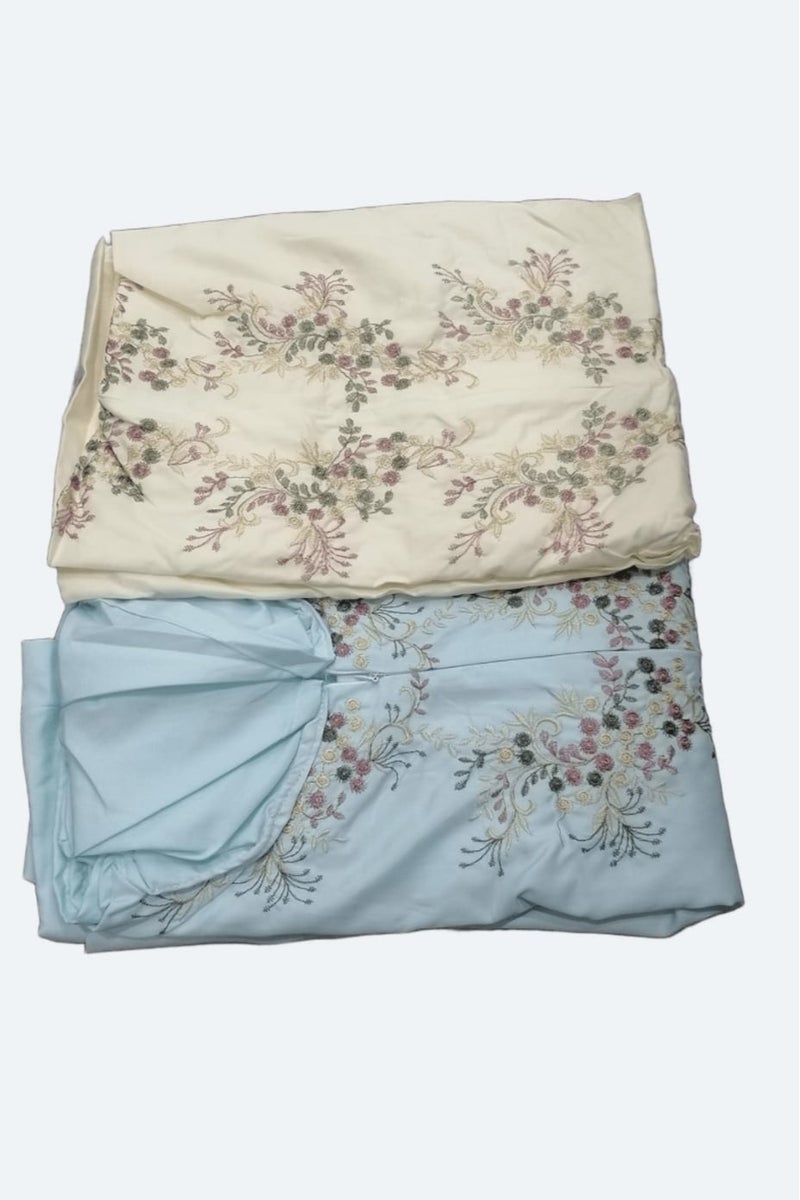 2 embroidered cotton prayer shawls, very soft and comfortable, includes a veil, covers the entire body, one size fits all