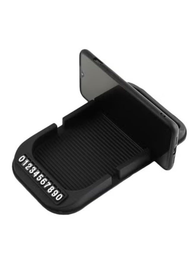 COYO Car Phone Holder, Car Phone Mount Silicone Car Pad Mat for Various Dashboards, Slip Free Desk Phone Stand Compatible Smartphones, GPS Devices and More, Black - Image 5