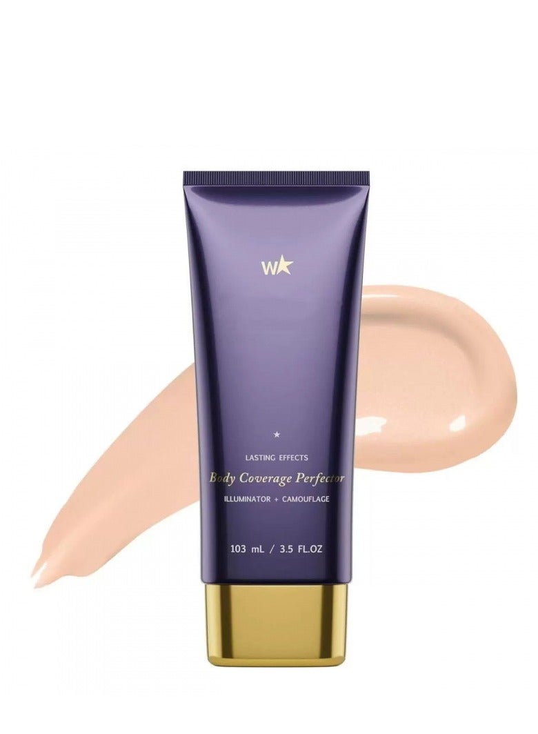 Westmore Beauty Body Coverage Perfector 3.5 Oz (Light Radiance) - Leg Makeup, Body Makeup, Tattoo Cover Up Makeup Waterproof And Sweat Proof - Image 1