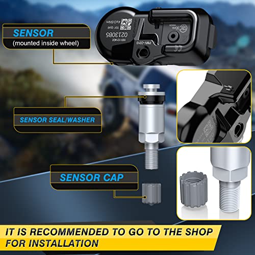 ACLONG TPMS Tire Pressure Sensor fit for Toyota Camry Prius Corolla RAV4 Highlander Avalon Yaris Hilux Land Cruiser, 315MHz Tire Pressure Monitoring System Replacement 4260706020 4260730060-1PC - Image 5