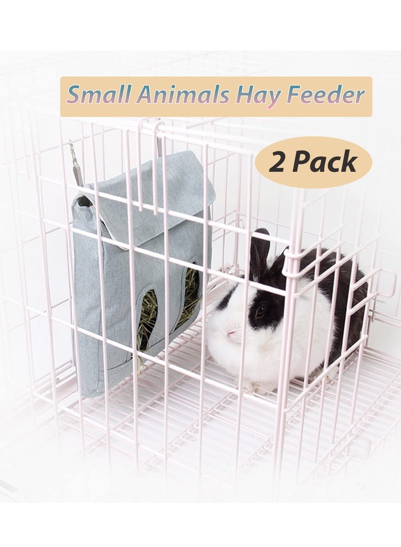 Excefore Rabbit hay Feeder Bag, Bunny Guinea, Hay Guinea Hay Feeder, Rabbit Feeder Fabric Bag Feeder Storage Bag - Image 3