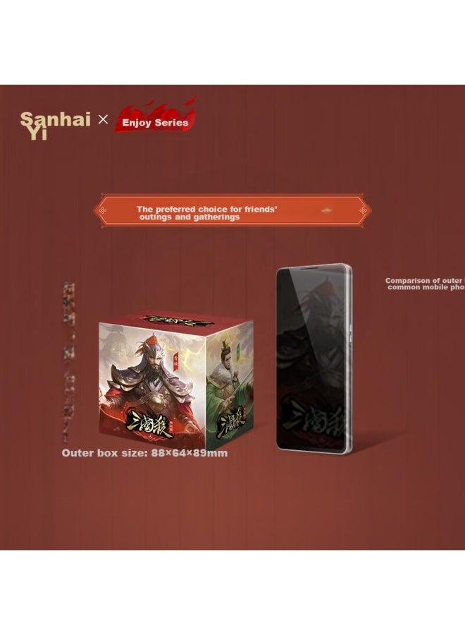 Three Kingdoms Kill Sanguosha： The Ultimate Edition Board Game Card Set - Portable Mini Red Box With 13 Legendary Generals - Image 4