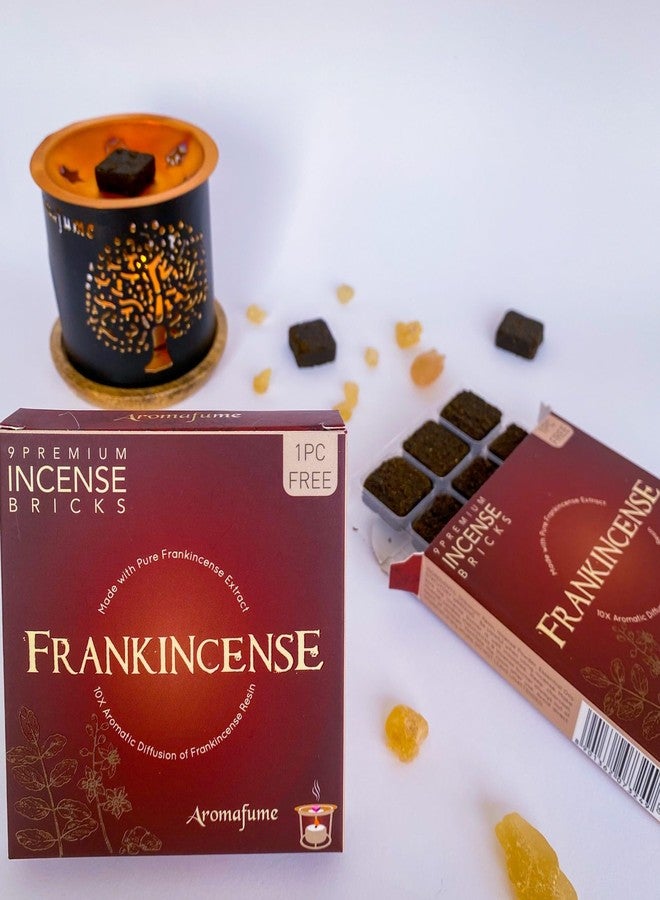 Aromafume Frankincense Incense Bricks & Tree of Life Exotic Burner by Aromafume | 2 Trays x 9 Bricks | Boswellia Carterii & Boswellia Serrata Extract, Native to East Africa & India | Non-Toxic - Image 3