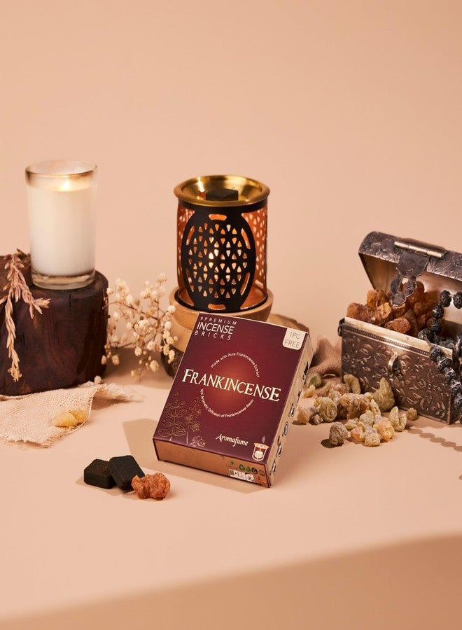 Aromafume Frankincense Incense Bricks & Tree of Life Exotic Burner by Aromafume | 2 Trays x 9 Bricks | Boswellia Carterii & Boswellia Serrata Extract, Native to East Africa & India | Non-Toxic - Image 4