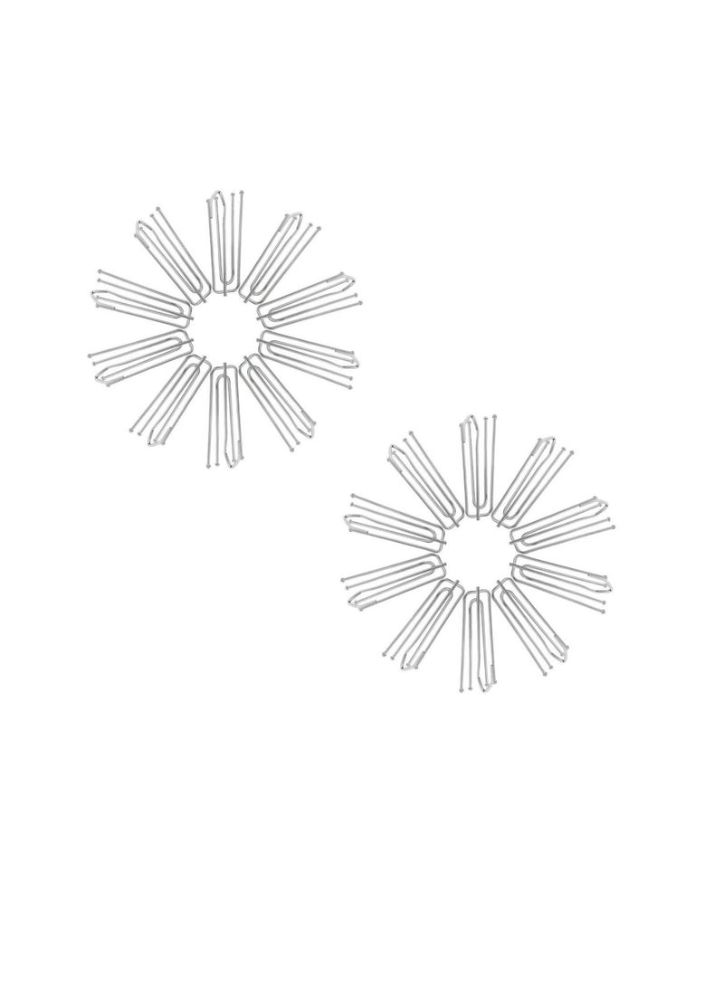 Curtain Pleater Tape Pleat Hook, 4 Prongs Pinch Pleat Drapes Clip Traverse Pleater 4 End Hooks (Pack of 100) - Image 1