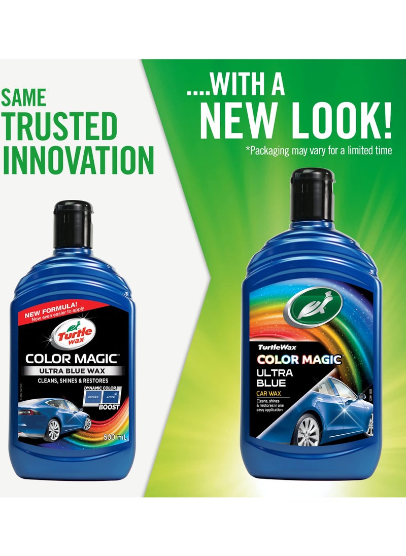 TURTLE Color Magic Car Polish Cleans Shines Scratches-Restores 500ml Turtle Wax  - Image 2