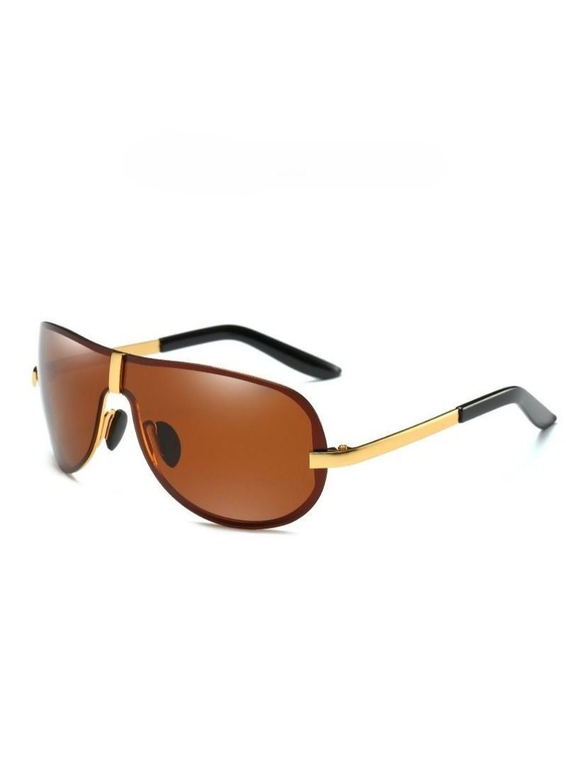 HDCRAFTER New men's polarized frameless sunglasses - Image 2