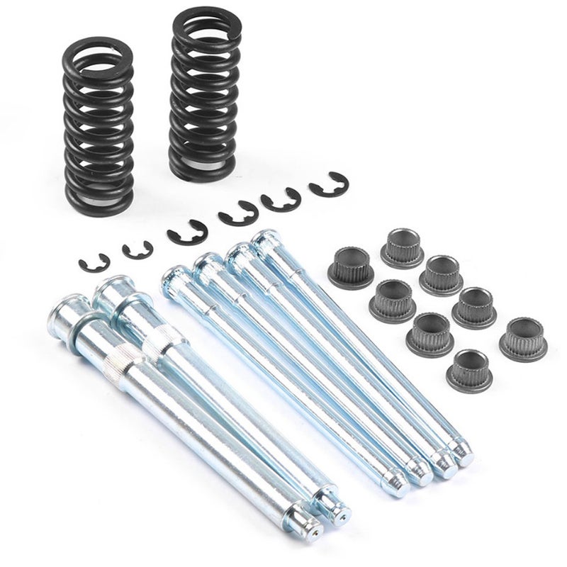 Door Hinge Kit Car Front Door Roller Pin and Bushing Repairs Kit with Spring Replacement Compatible with C1500 Truck 1988‑1999 - Image 1