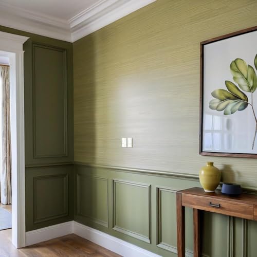 TRAIN2 ART 3 Set Peel and Stick Wall Molding Kit,24" x 24" Premade Self Adhesive Wainscoting Panels,Ready to Assemble Accent Molding Trim for Interior Wall Moulding Decor - Image 5