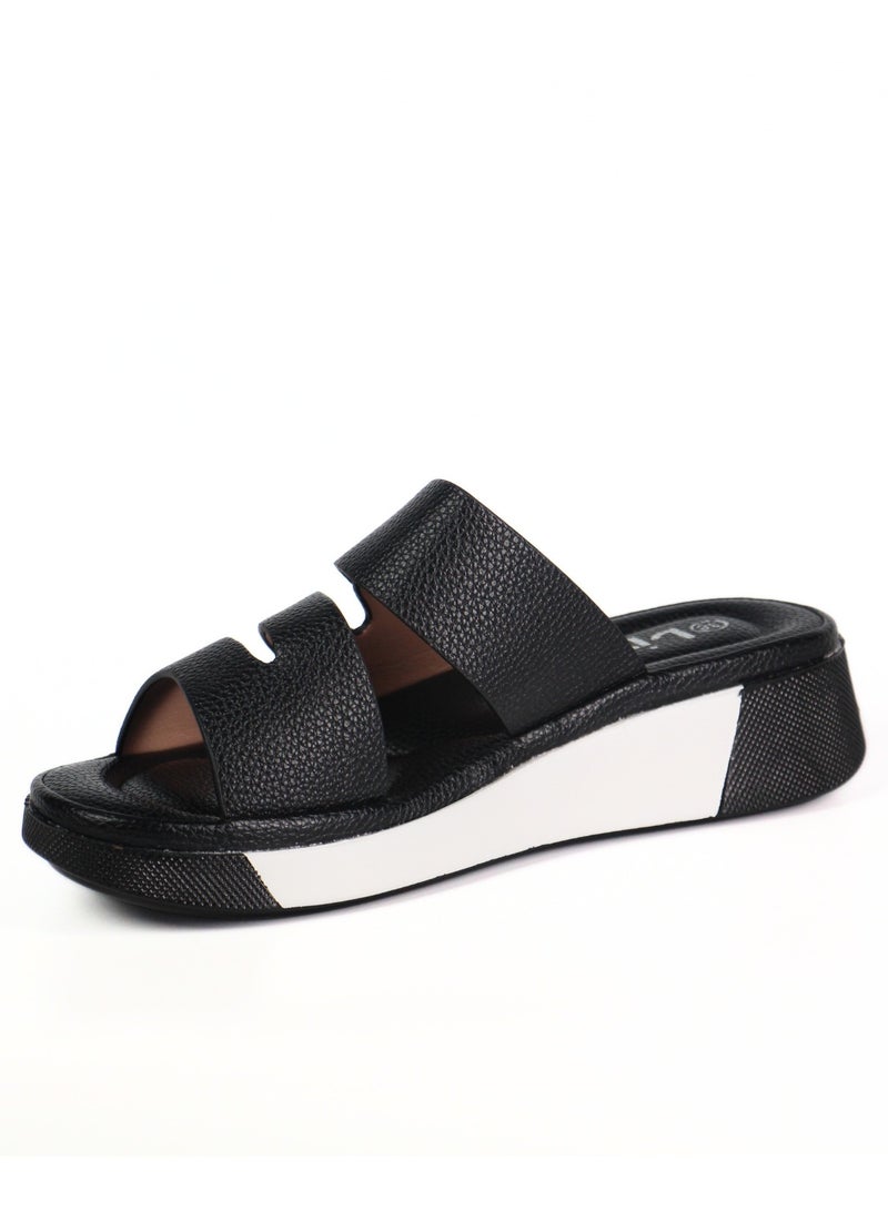 SD.Felano Women’s Flat Comfort Sandals | Soft Cushioned Footbed | Lightweight Everyday Sandals | Easy Slip-On Design | Supportive Sole For Daily Wear | Casual Walking Sandals For Women - Image 3