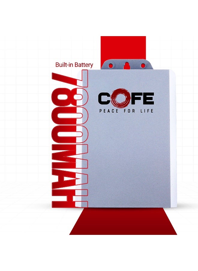 COFE Mini UPS | Input 110-240V + 12V 2A | 3 x 2600 mAh Battery | Upto 8 Hours Backup | Compatible with CCTV, Set-top Box | Overcharge, Overvoltage, Overcurrent, Short Circuit Protection (CF-UNW07) - Image 4