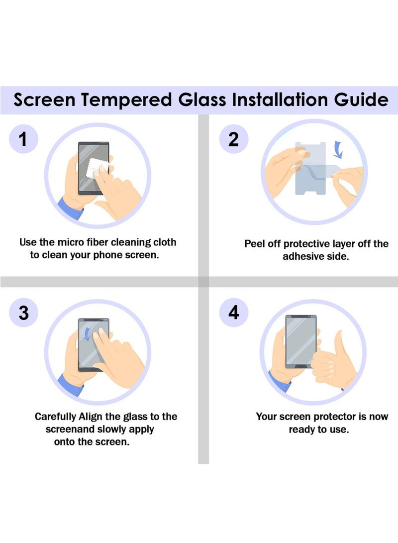 S-TOP Infinix Hot 60i 5G Screen Protector [ 2 Pack ] - Premium Full Screen Tempered Glass For Infinix Hot 60i 5G , High Transparency, Delicate Touch, Anti-Explosion, Smooth Arc Edges, Easy Installation - Image 5