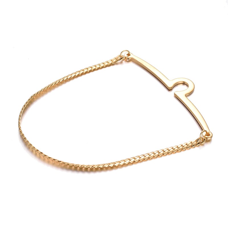 Yoursfs Gold Tie Chain for Men Gold Plated Single Loop Tie Bar/Pin/Clasp Chain Mens - Image 4