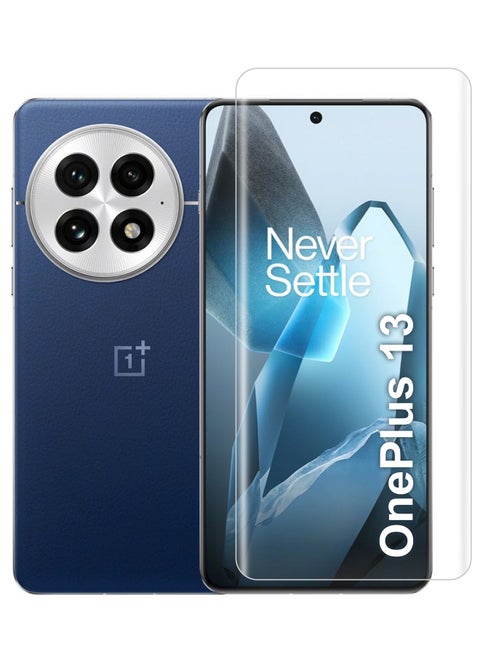 (For OnePlus 13) Tempered Glass Screen Protector Shockproof Anti Bubble - Clear