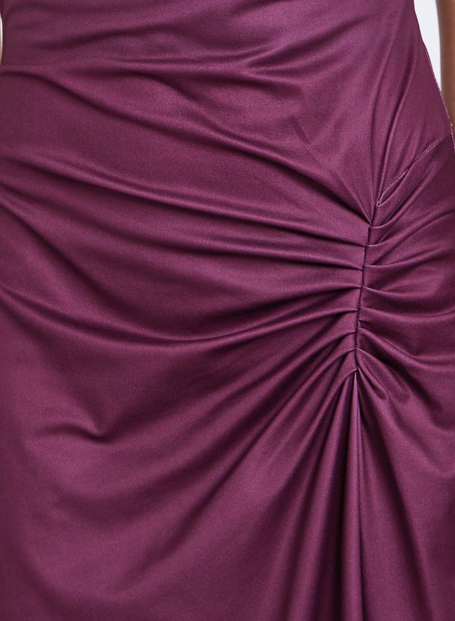 Styli Women Ruched Ombre Look Sheath Midi Dress - Image 4