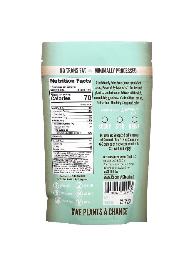 Coconut Cloud Coconut Cloud, Vegan Hot Cocoa, Peppermint, 7 oz (198 g)  - Image 2