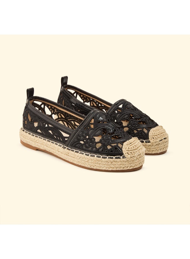 BOU classic-crochet-espadrilles-black - Image 2