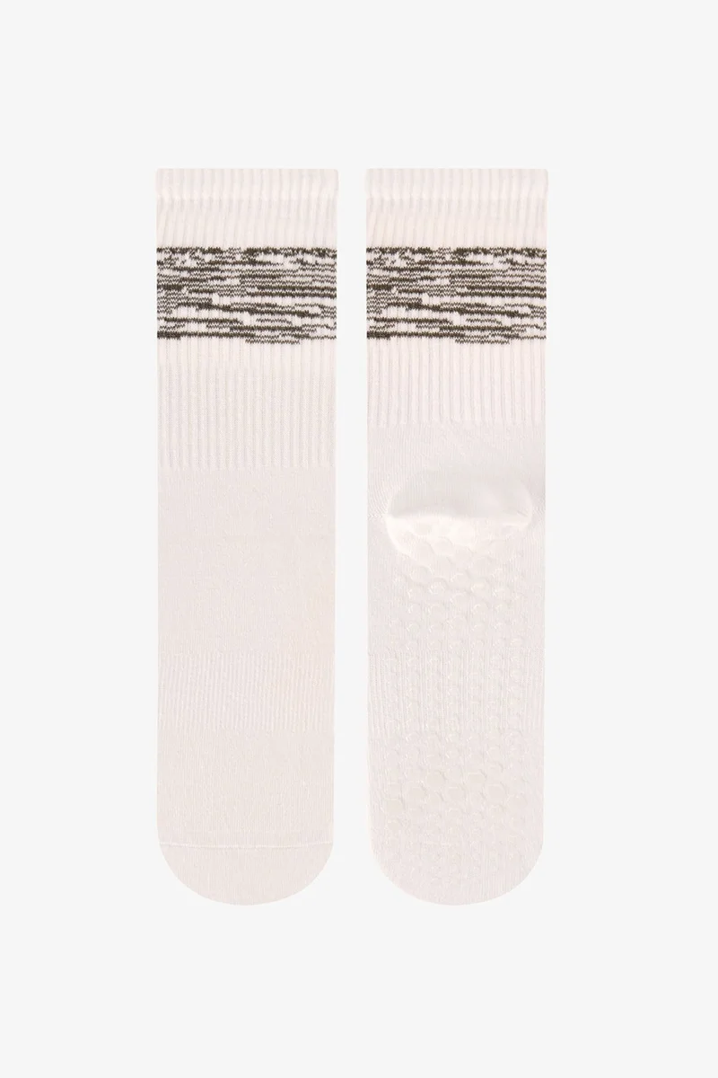 بنتي PENTI Move Striped Pair Crew Socks