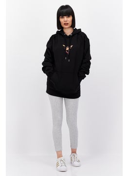 PUMA Women Sportswear Fit Long Sleeve Outdoor Hoodies, Black  - Image 4