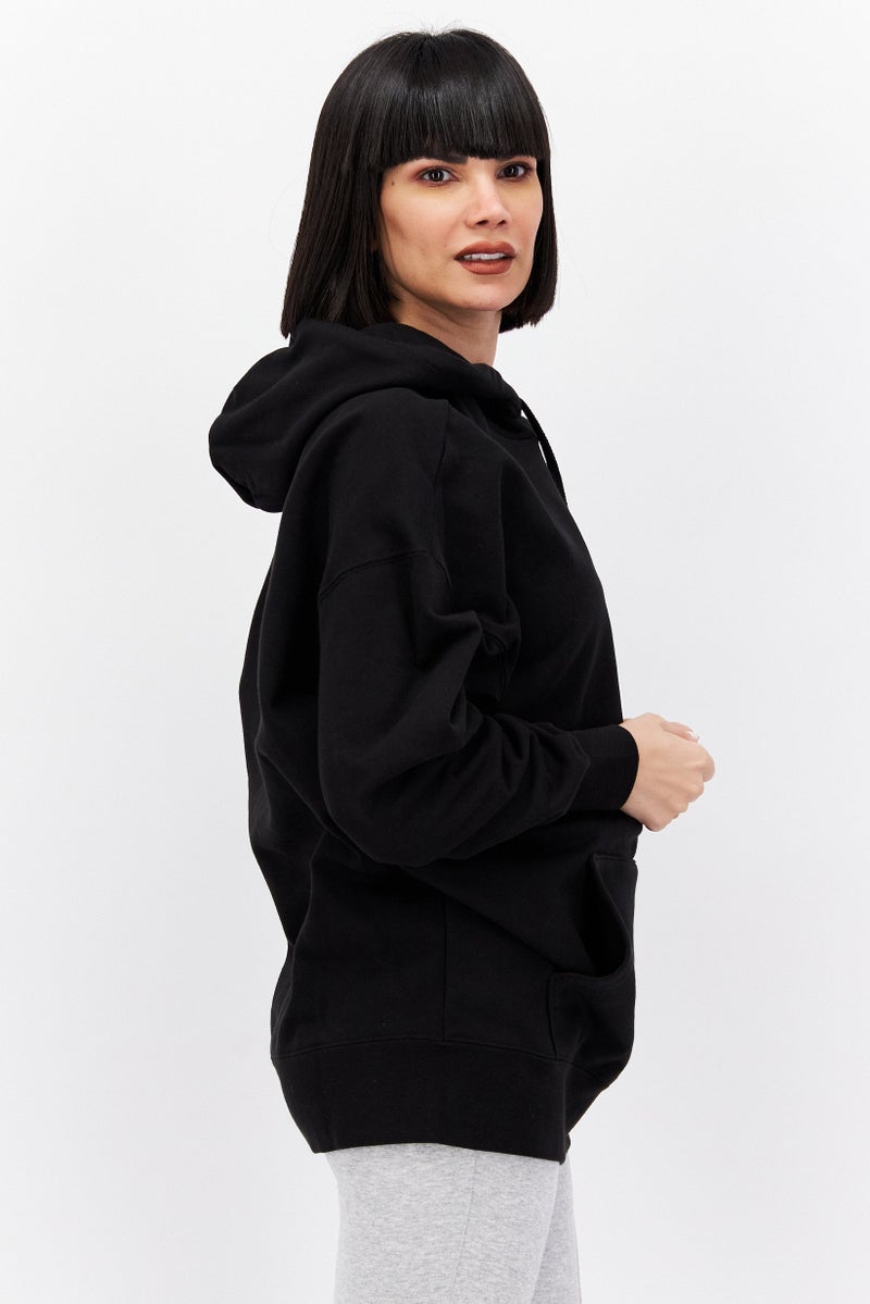 PUMA Women Sportswear Fit Long Sleeve Outdoor Hoodies, Black - Image 2