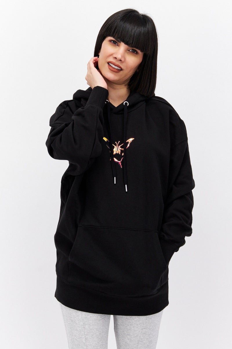 PUMA Women Sportswear Fit Long Sleeve Outdoor Hoodies, Black - Image 1