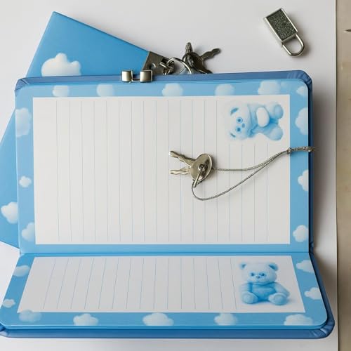 TECHNOCHITRA Aesthetic Butterfly & Flowers Lock Diary for Girls | Secret Journal with Lock & Key | Premium Stationery Gift Set for Kids, Teens & Women - Image 5